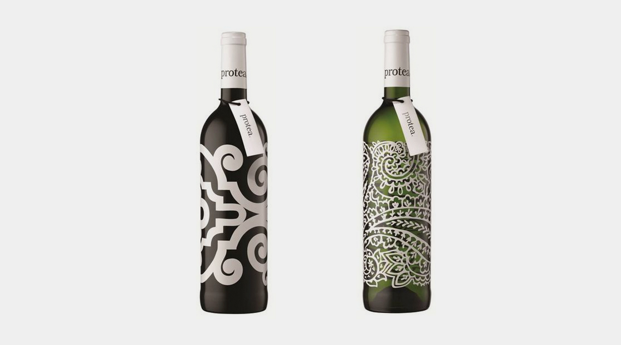 Botella de vino Protea